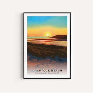 Crantock Beach - Art Print