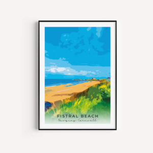 Fistral Beach Art Print